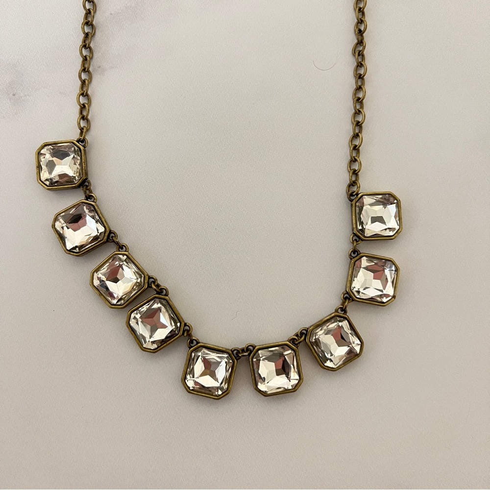 Crystal Squares Necklace